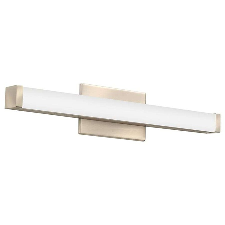 NEW Lithonia Lighting Brushed Nickel LED Wall Mount Light Fixture