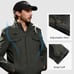 WenVen Men's Winter Warm Cotton Parka Coat mens size Large