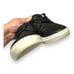 Vans Mens Shoes Sz 9 Womens 10.5 Ludlow Black Leather Canvas Lace Up Low