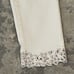 NWT Ted Baker Lillya Appliqué Hem Detail Skinny Jeans White Sz 26
