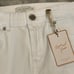 NWT Ted Baker Lillya Appliqué Hem Detail Skinny Jeans White Sz 26