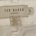 NWT Ted Baker Lillya Appliqué Hem Detail Skinny Jeans White Sz 26