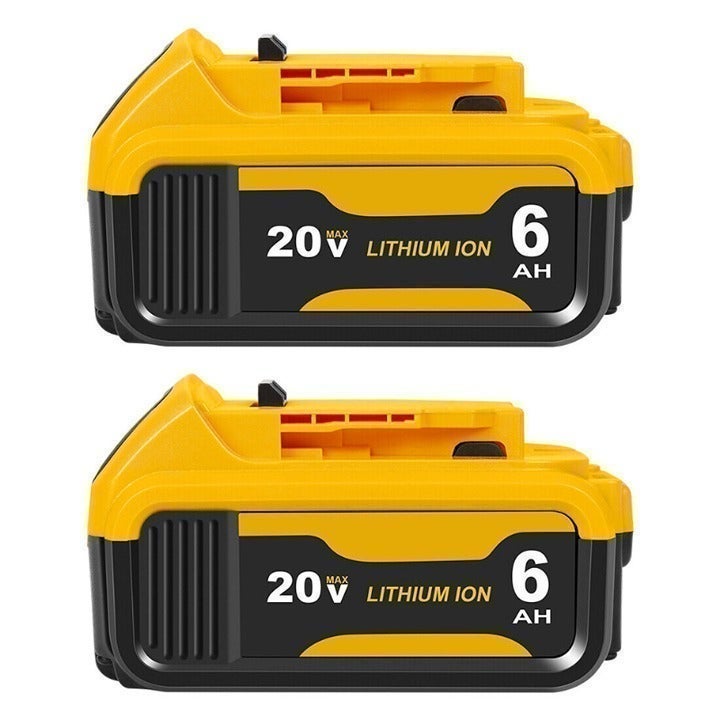 2 PACK Lithium-Ion Battery For DeWalt 20V MAX 6.0Ah 108Wh DCB200 Yellow