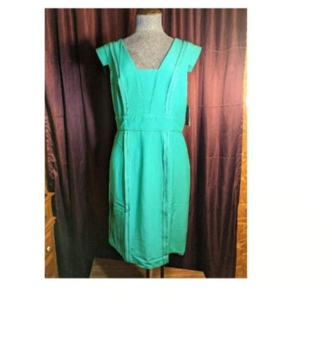 Vince Camuto Green Dress Size 8 NWT 128 Closet203