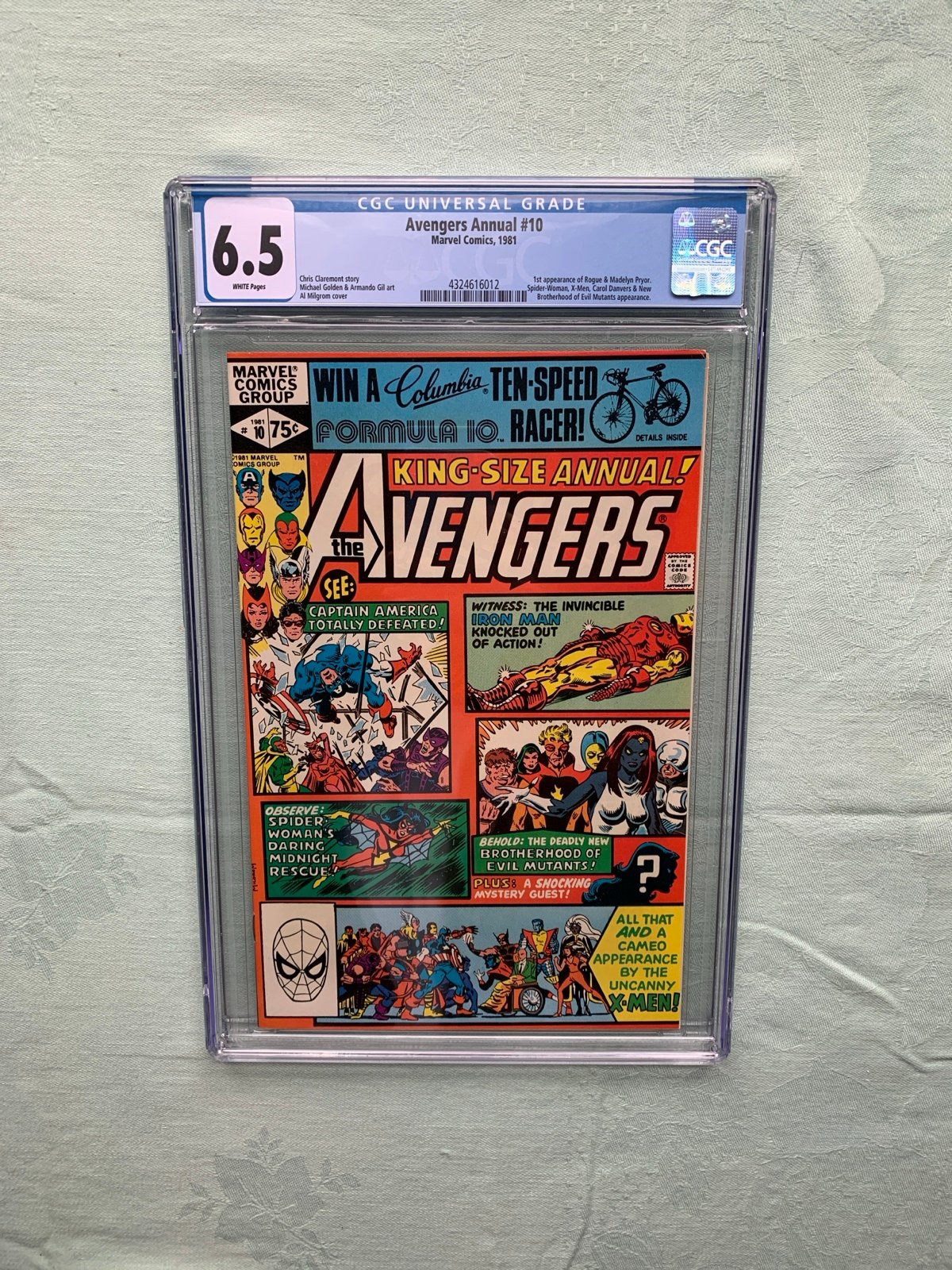 Avengers Annual 10 cgc 6.5