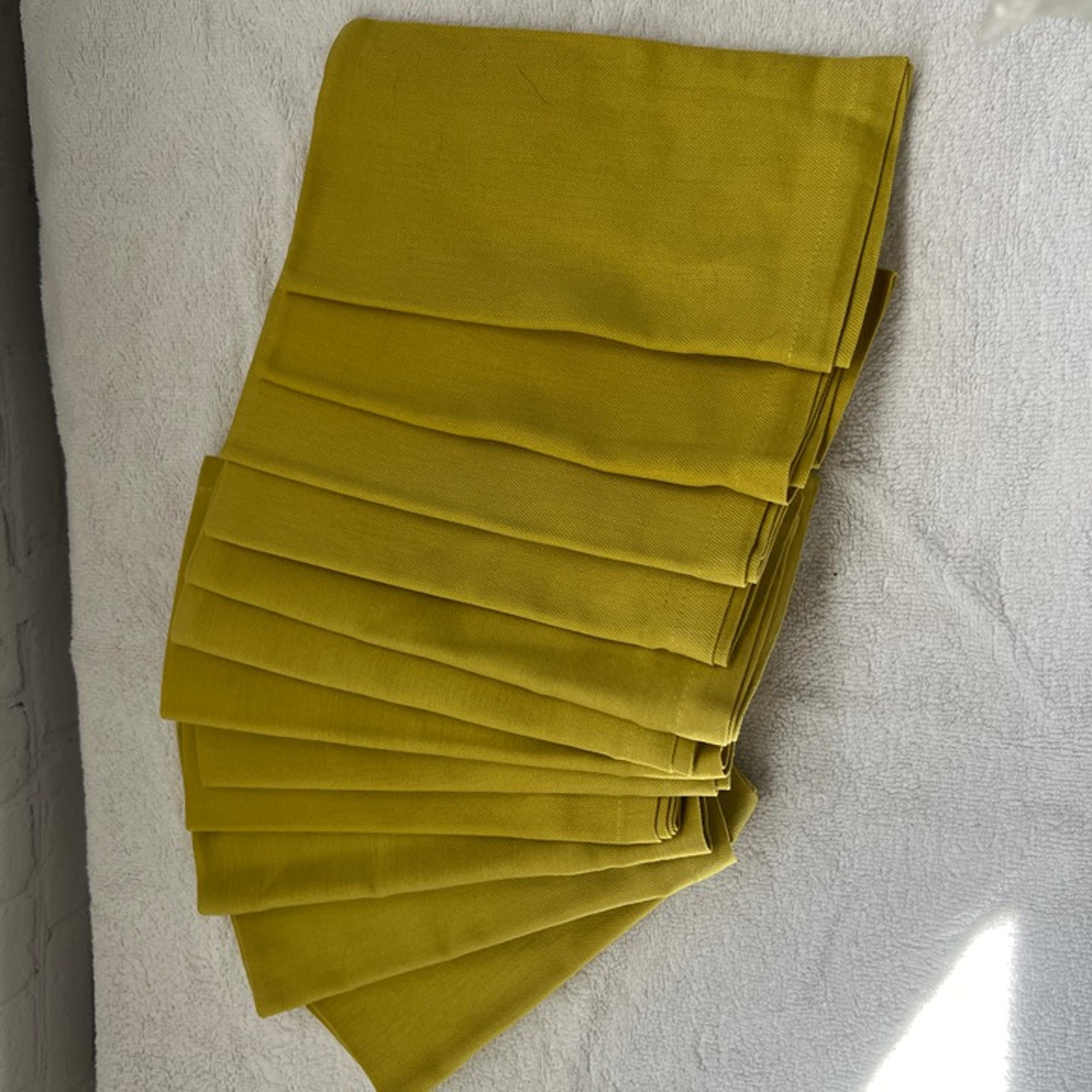 Dinner Napkins Cloth Set World Market Green Olive Set 8 New Cotton 20" x 20"