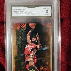 Lebron james rookie ud freshmen year 2003 cavs lakers nba grade 10