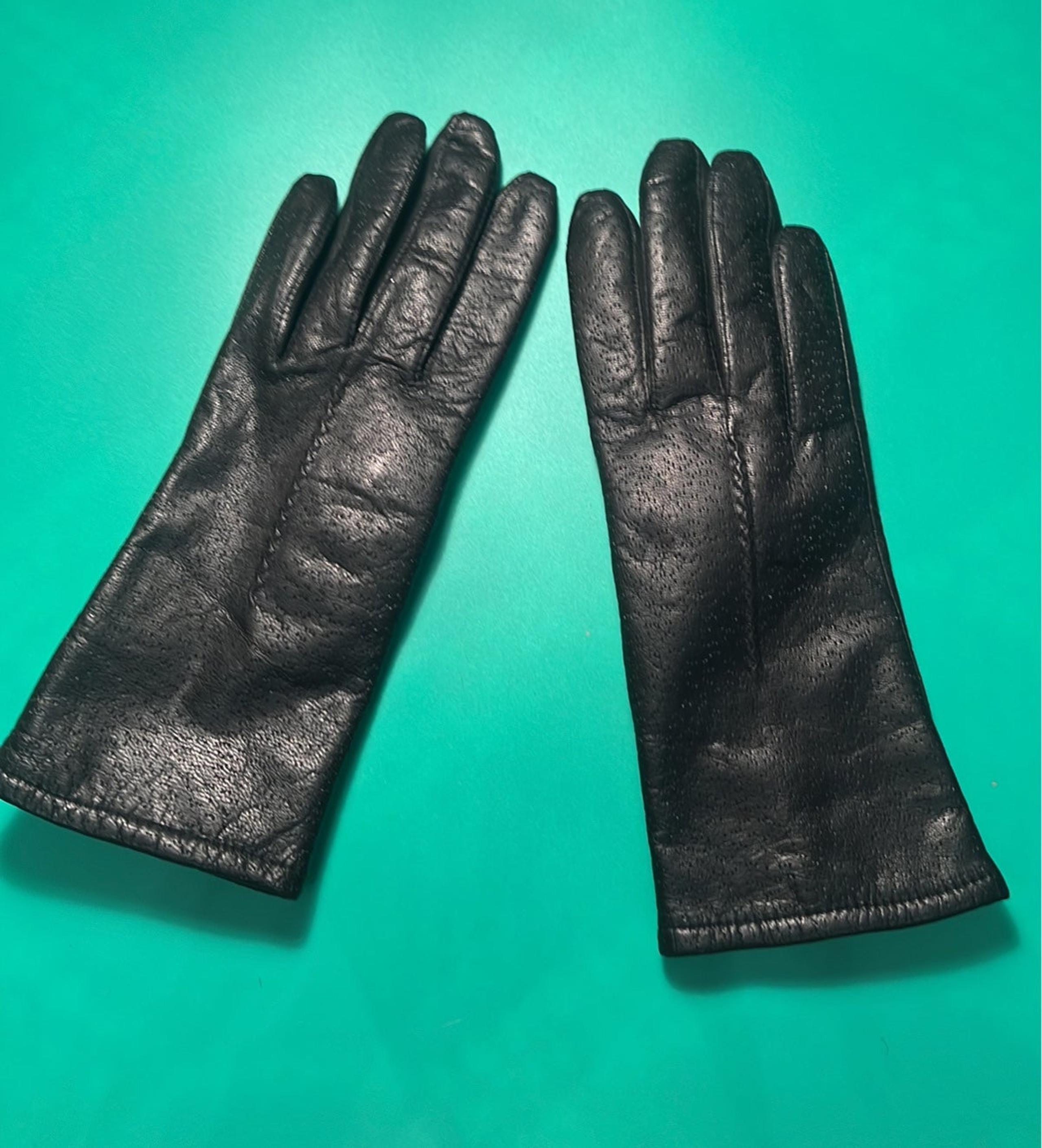 Fownes vintage leather gloves like new sz 7 1/2 women’s