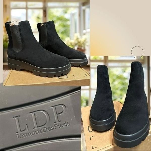 L'Amour Des Pieds 295 Neyna Boots Booties Black Size 11