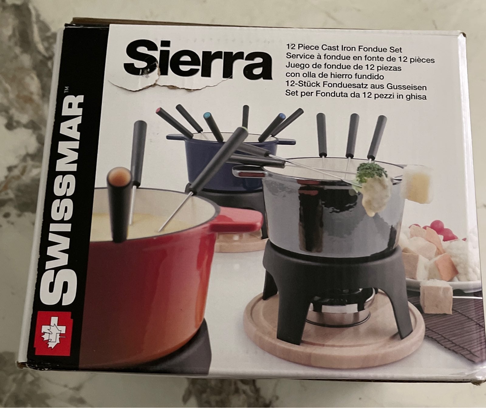 Swissmar Cast Iron Fondue Set