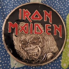 Iron Maiden Pewter Belt Buckle