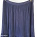 Reiss Pleated Navy Blue Flowy Midi Skirt