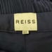 Reiss Pleated Navy Blue Flowy Midi Skirt