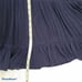 Reiss Pleated Navy Blue Flowy Midi Skirt
