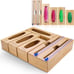 Individual Storage Bag Organizer for Kitchen Drawer, Plastic Wrap Organizer