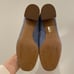 Everlane the day heel, Size 5, Blue Suede