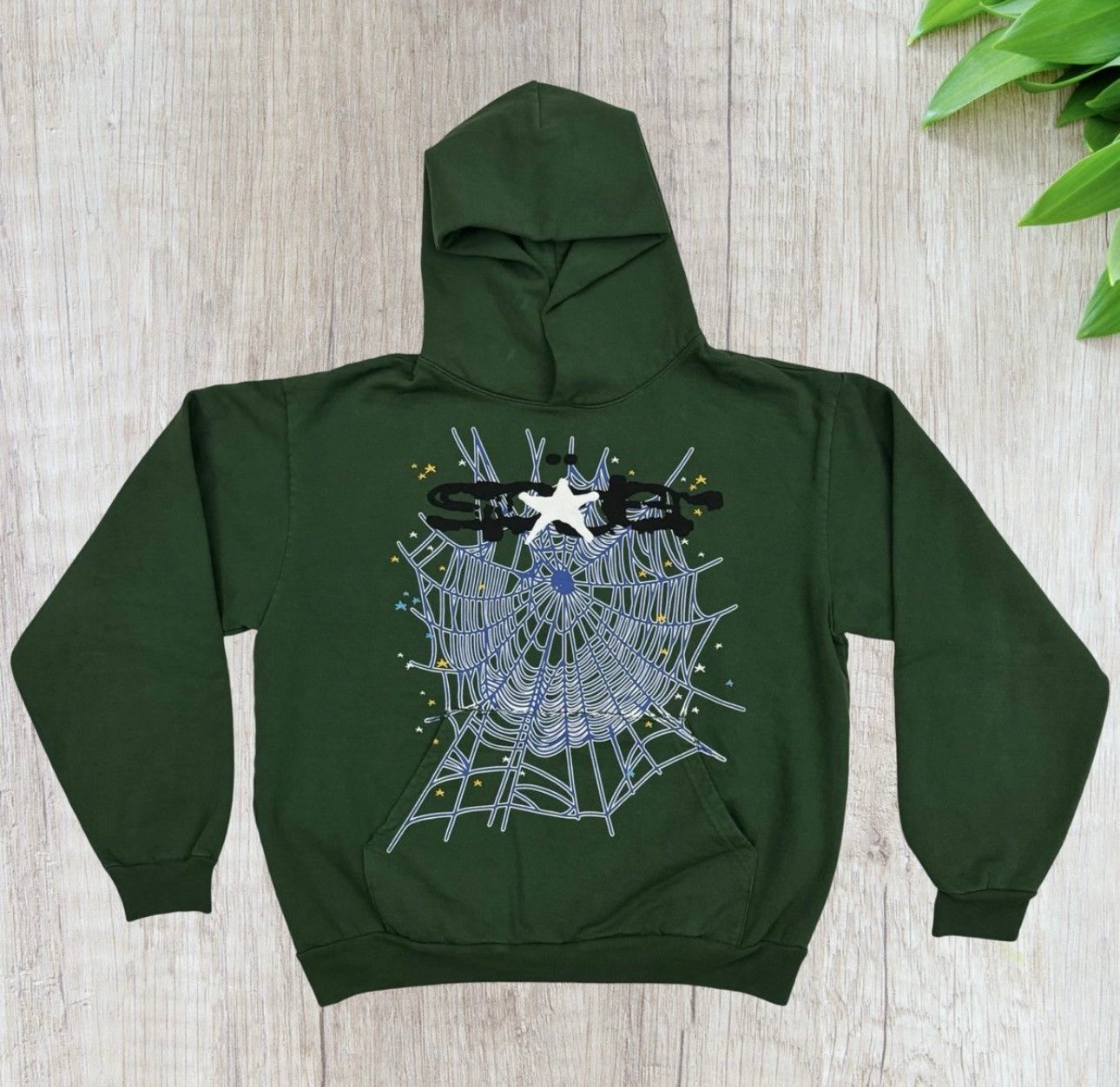 Hunter Green Spider Hoodie