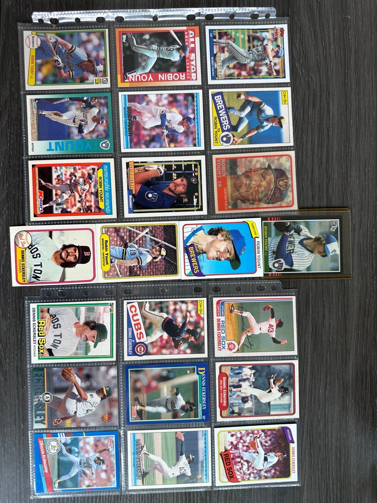 Yount & Eckersley lot VINTAGE GREATS