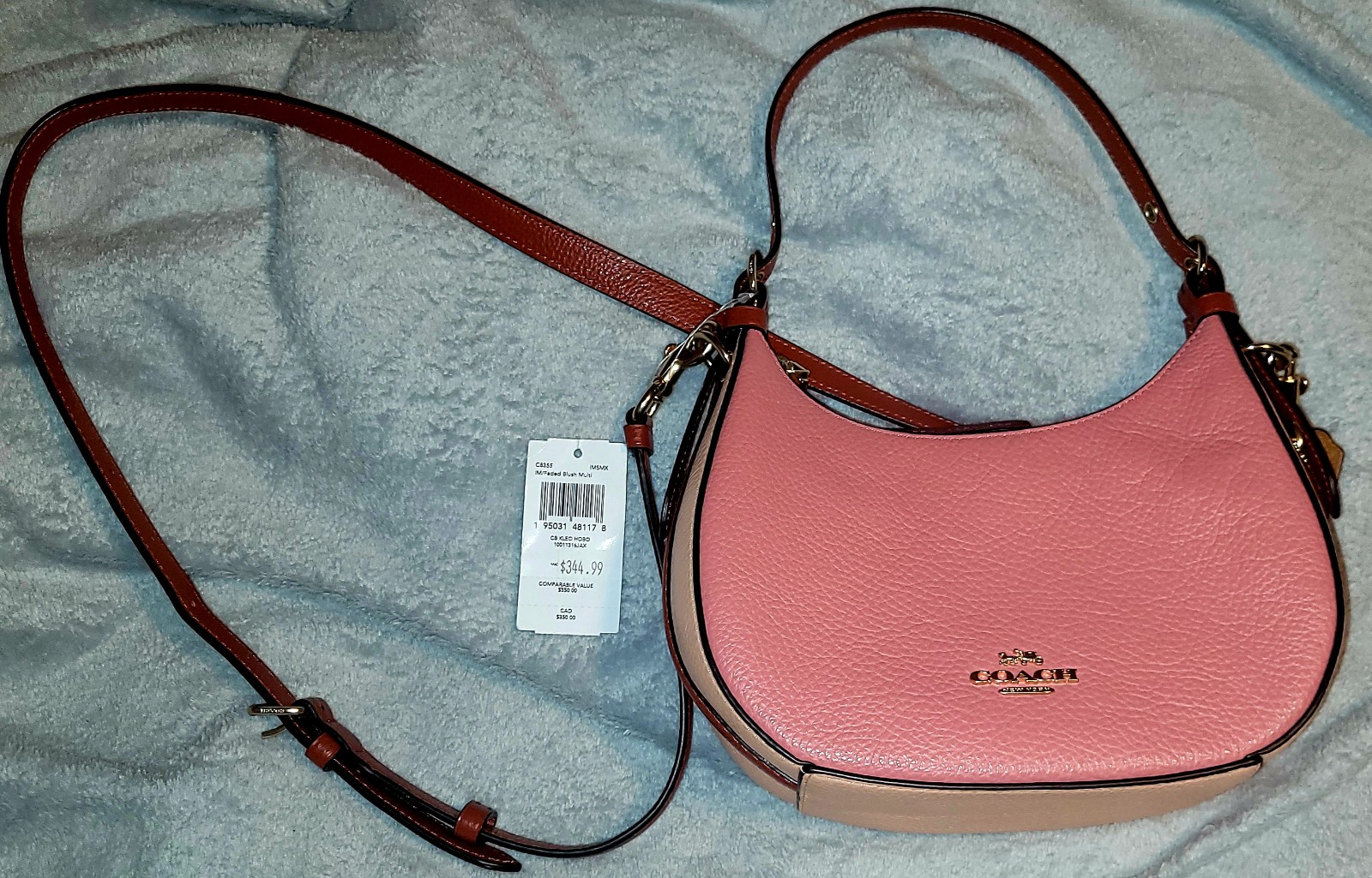 Coach purse blush pink New