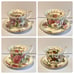 Royal Albert Vintage 24 Piece Set Flowers of the Month Cup & Saucers EXC Cond