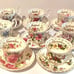 Royal Albert Vintage 24 Piece Set Flowers of the Month Cup & Saucers EXC Cond