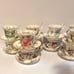 Royal Albert Vintage 24 Piece Set Flowers of the Month Cup & Saucers EXC Cond