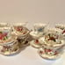 Royal Albert Vintage 24 Piece Set Flowers of the Month Cup & Saucers EXC Cond