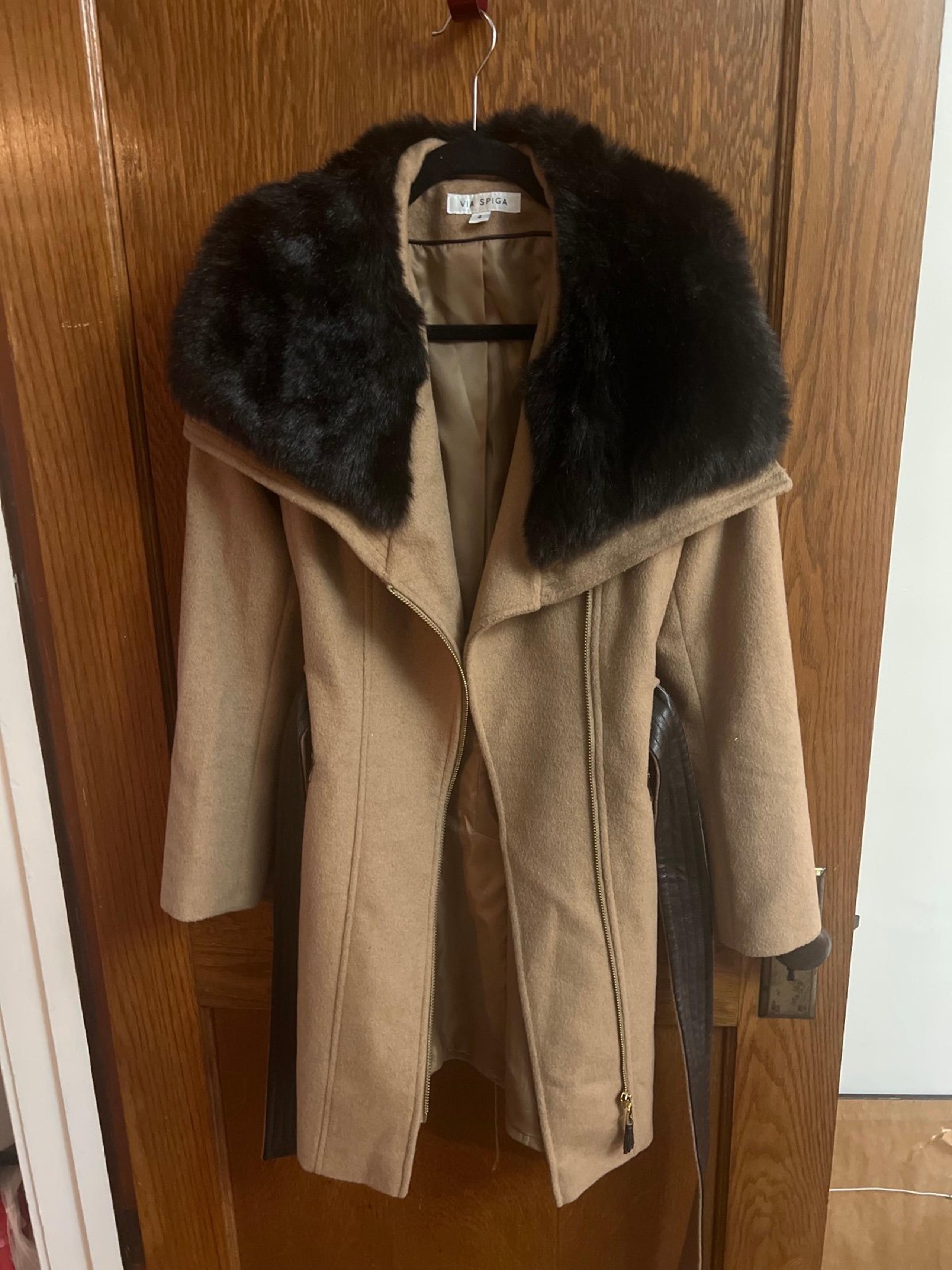 Via Spiga fur coat