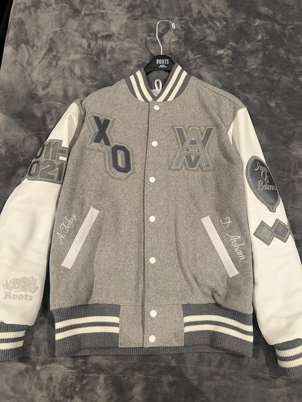 The Weeknd x Roots “House of Balloons” Varsity Jacket