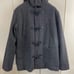 English Laundry Men's Hooded Wool Blended Parka Jacket Coat Size L Charcoal