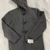 English Laundry Men's Hooded Wool Blended Parka Jacket Coat Size L Charcoal