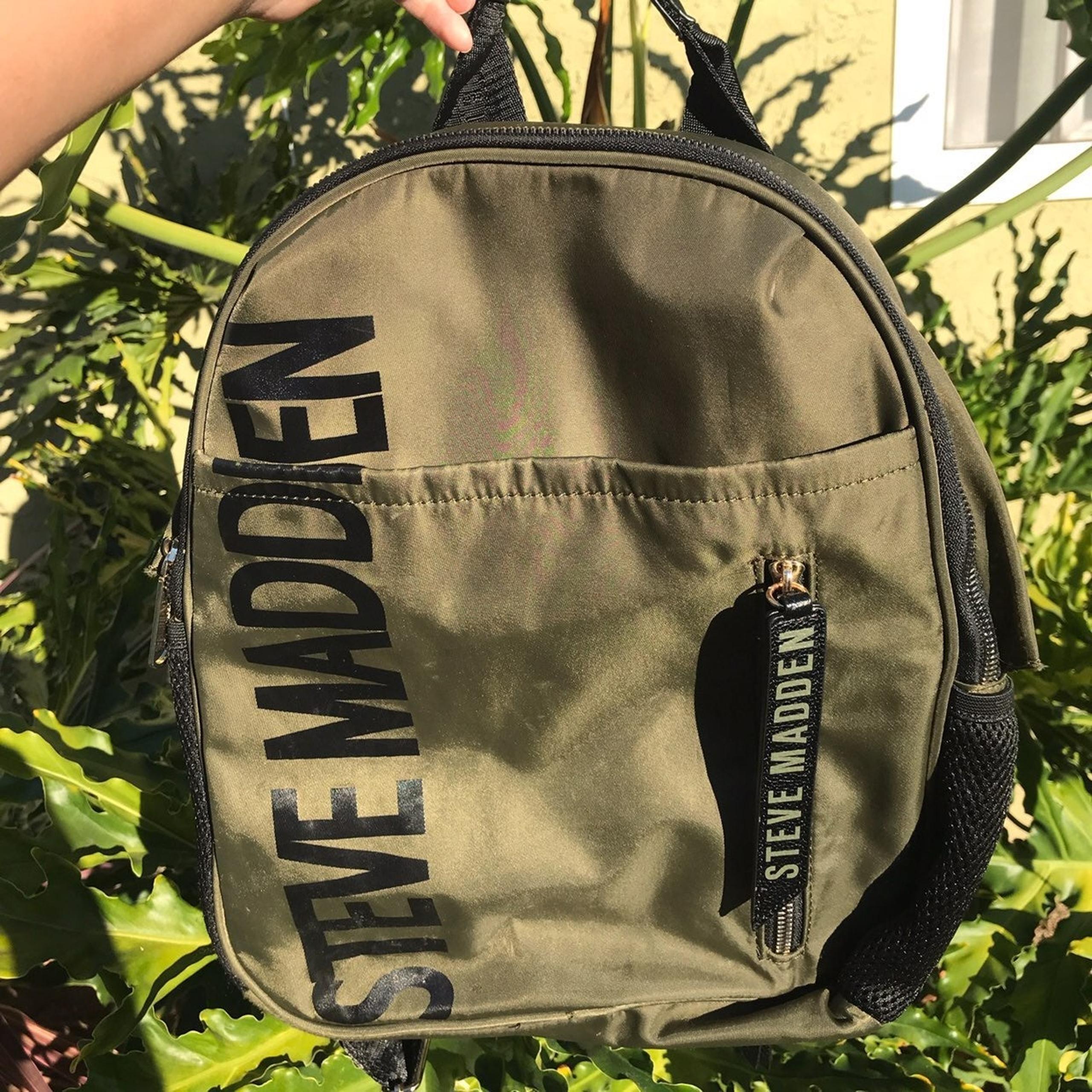 Steve Madden Army Green Backpack