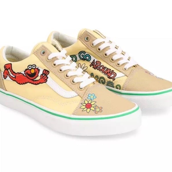 new women's size 7.5 VANS CLASSIC old skool Sesame Street Elmo