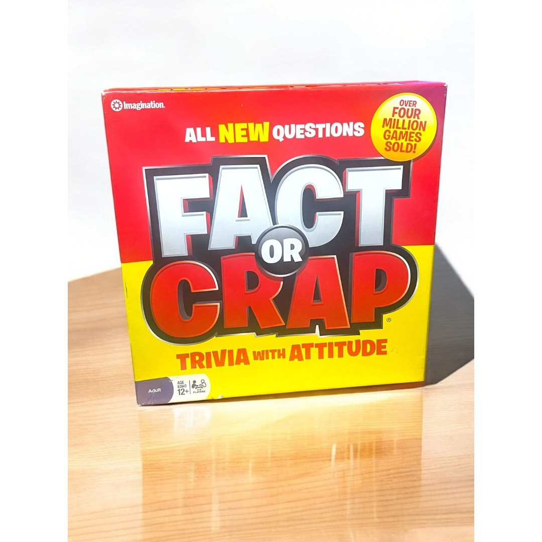 Fact or Crap Trivia Game – All New Questions | Fast-Paced Party Game