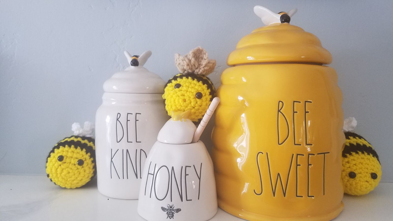 Rae Dunn Bee Canister Bundle