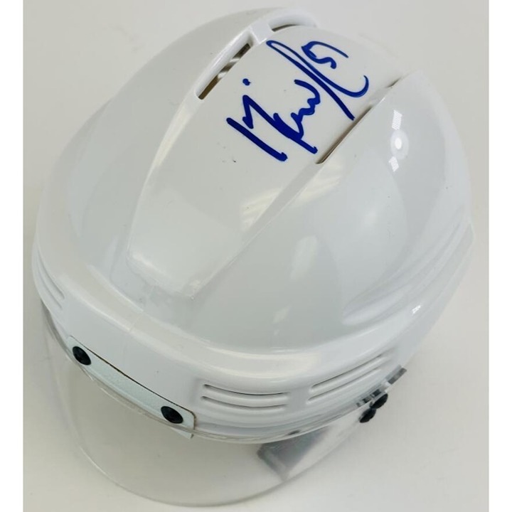 DAVID PERRON SIGNED MINI HELMET DETROIT RED WINGS ST. LOUIS BLUES STANLEY CUP J1