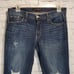 KanCan distressed mid rise skinny cropped jeans size 25