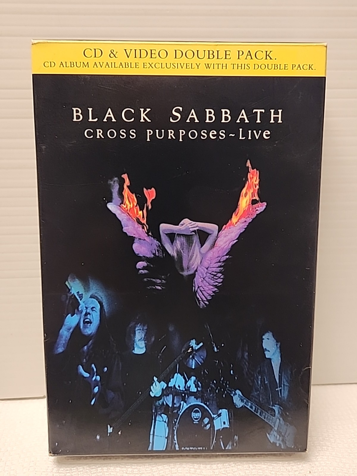 Black Sabbath: Cross Purposes VHS/CD Double Pack....RARE...
