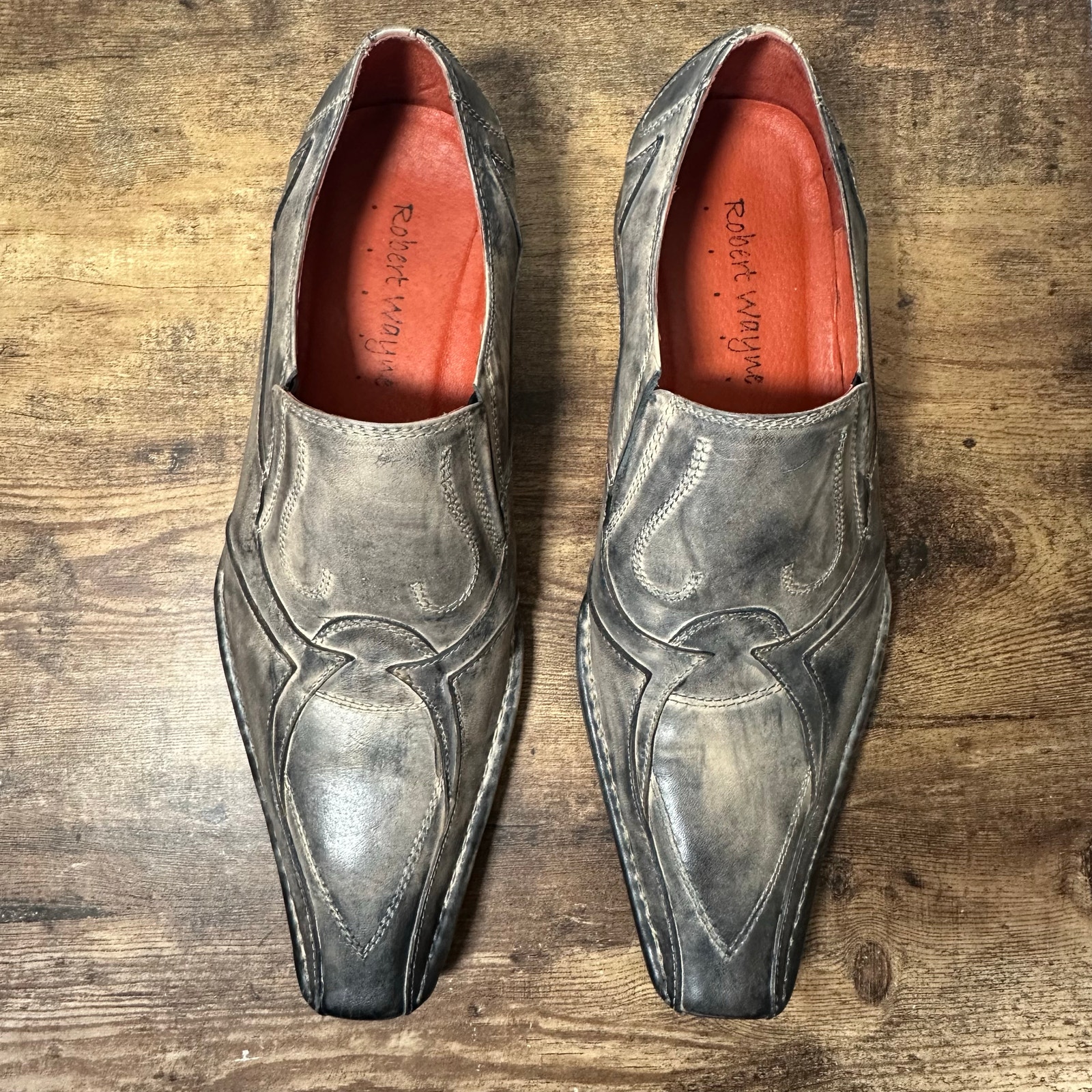 Robert Wayne Rocket Boots Moc Toe Western wear shoe Men’s 8 EUC