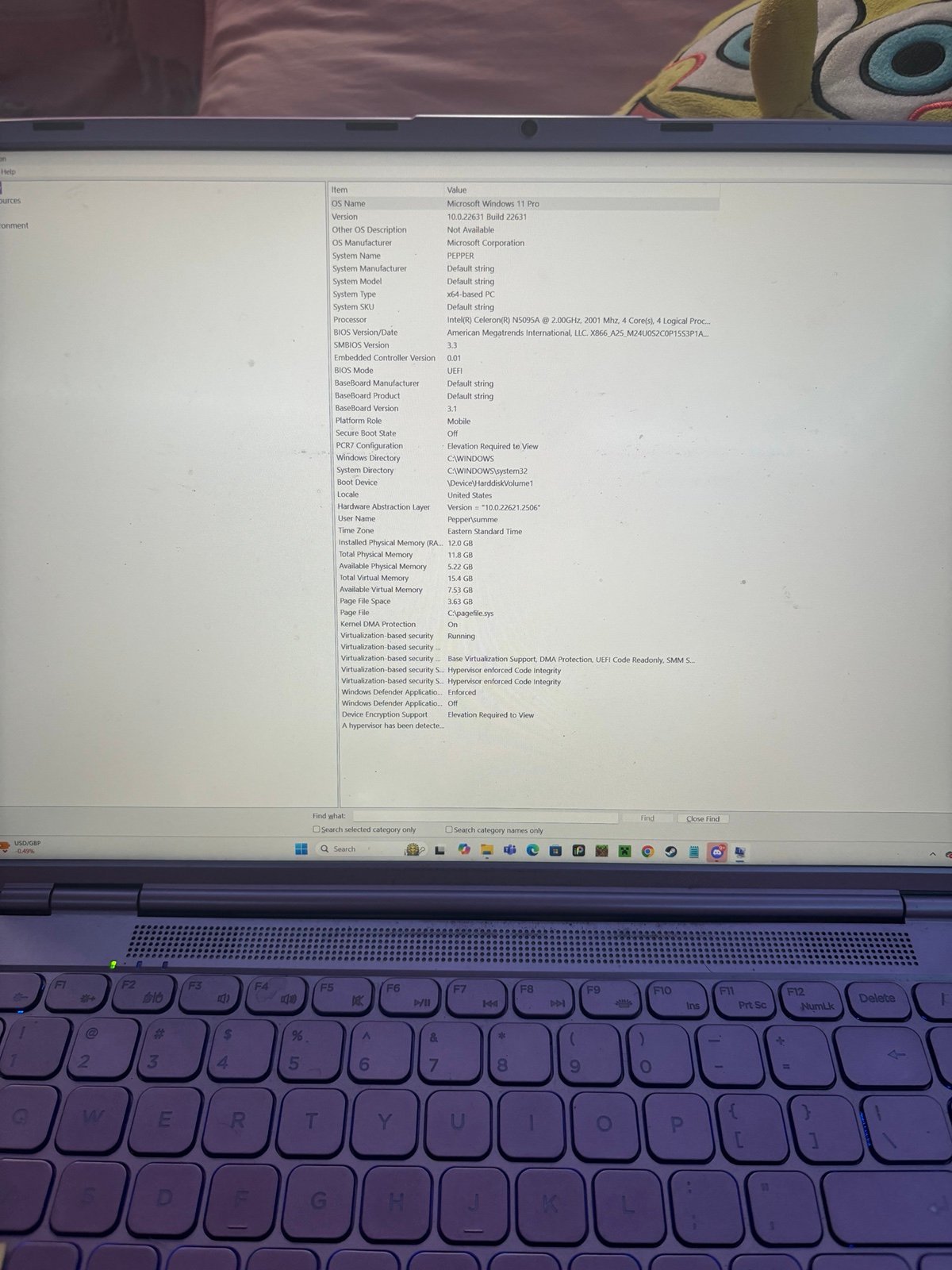 Gaming/Personal laptop 16GB Ram