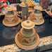 Vintage three light chandelier