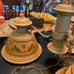 Vintage three light chandelier