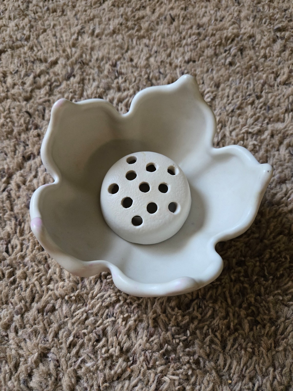 Van Briggle Lily Bowl with Flowerfrog