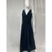 Anthropologie 'The Avery' Navy Wide Leg Sleeveless V Neck Jumpsuit By Maeve