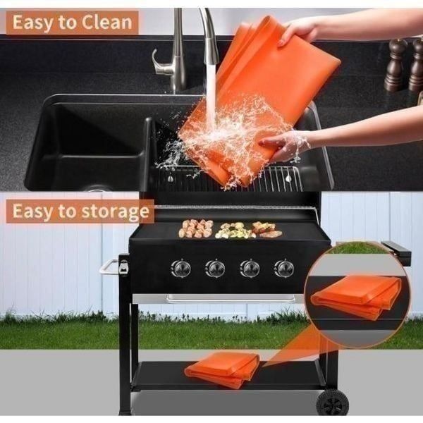 Silicone Griddle Cover For 36-Inch Blackstone Griddle - Heavy-Duty Food