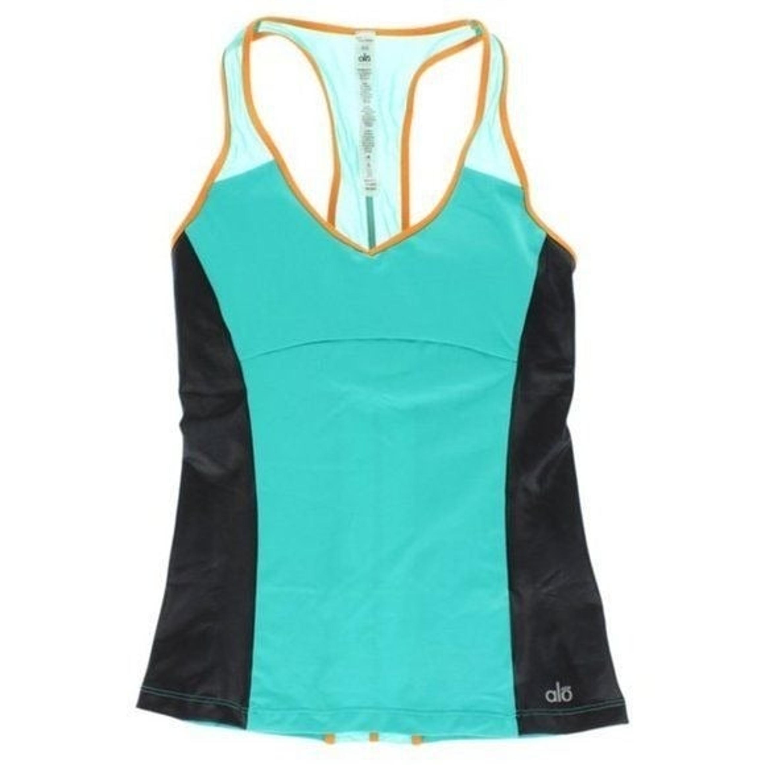 ALO YOGA - Women's Athletic Racerback Long Bra Workout Tank Top Sz S NWT