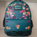 Loungefly Disney Parks Mexico Epcot Day of Dead Skull Lace Green Black backpack