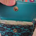 Loungefly Disney Parks Mexico Epcot Day of Dead Skull Lace Green Black backpack