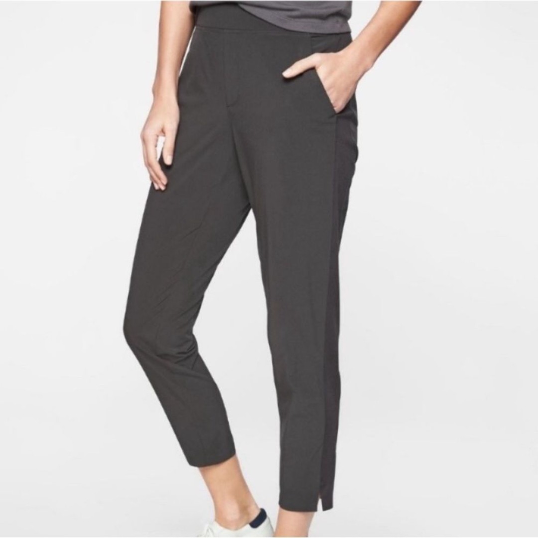 Athleta Brooklyn Ankle Pant in Gray Size 4 Tall