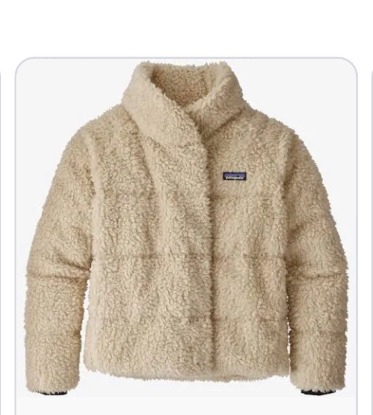 Women's Recycled High-Pile Fleece Down Jacket